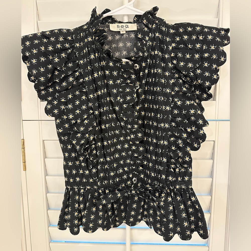 Sea New York Daisy Floral Top